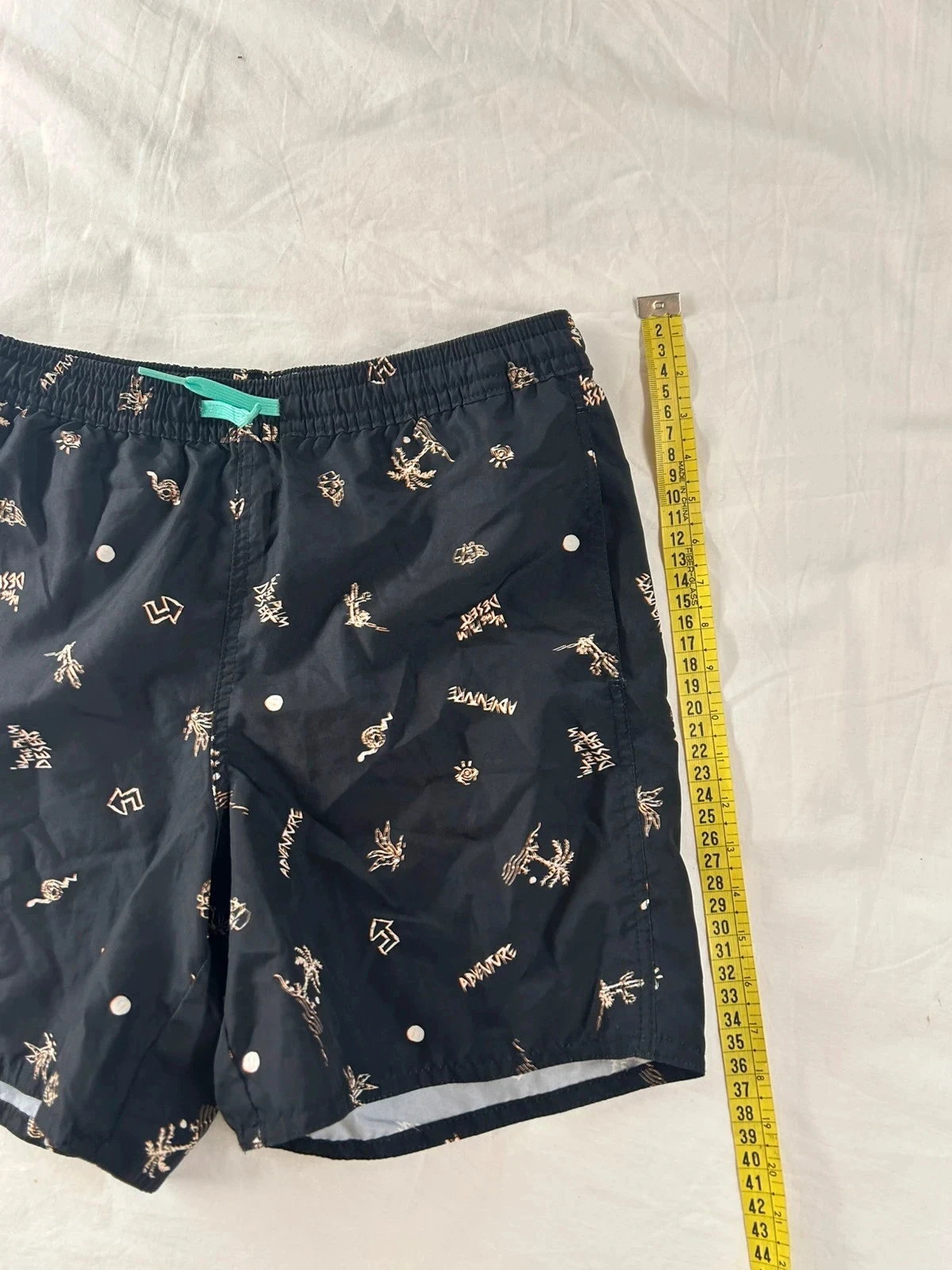 Biquíni curto Decathlon preto com motivos vintage – photo 4